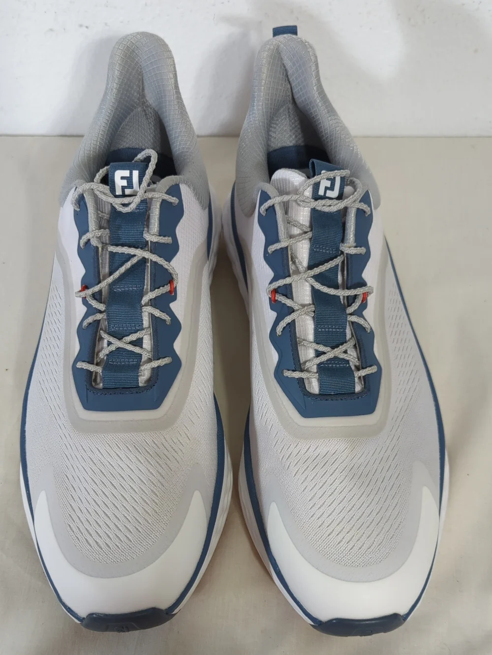FootJoy Men's White and Blue Golf Ortholite Impressions Size 15M